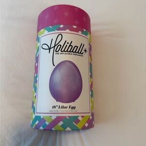 Holiball - Lilac Egg Inflatable Ornament